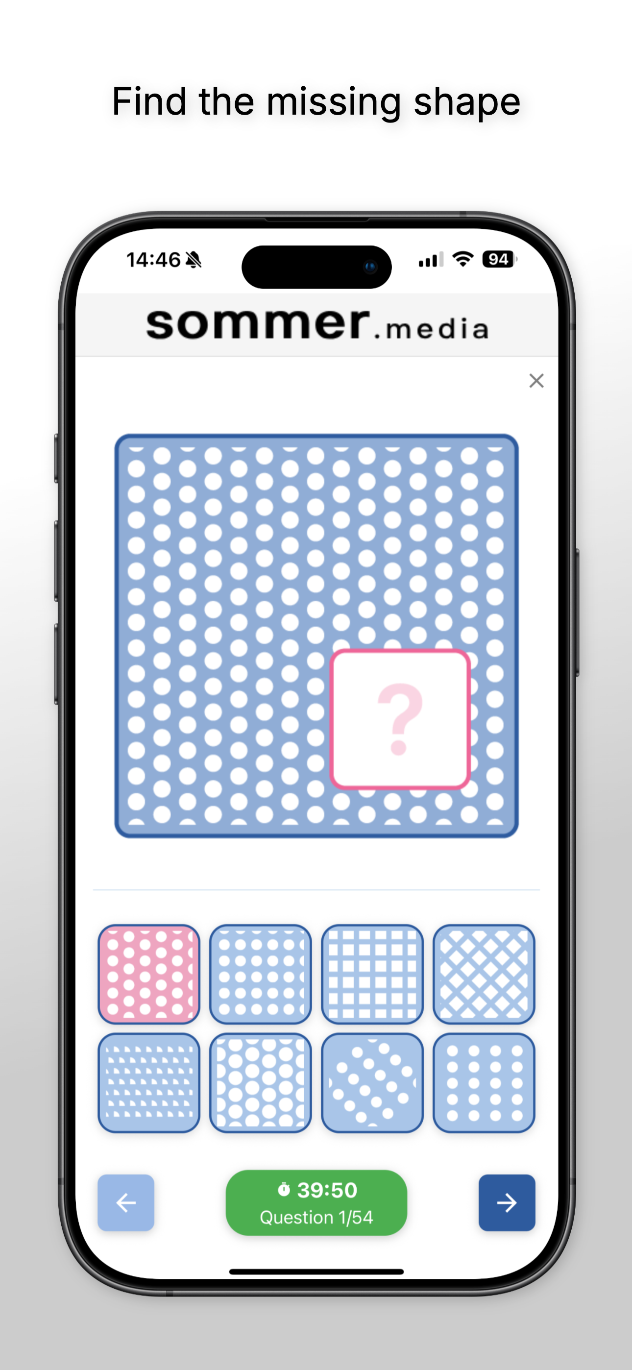 Find the missing shape